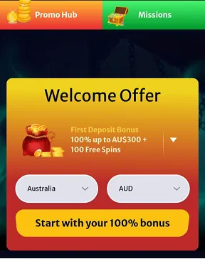 first deposit bonus